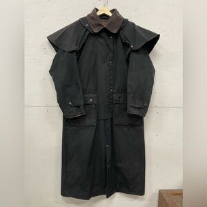 Outback Trail by Foxfire Waterproof Oilskin Duster Full Length Riding Coat, M